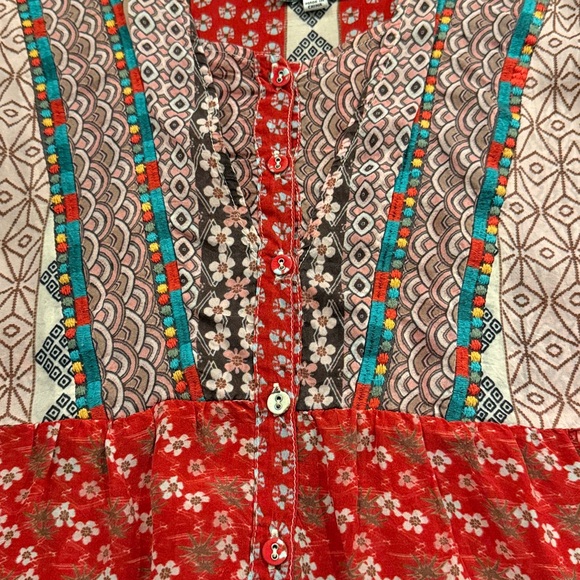 Johnny Was Patterned Blouse - Picture 3 of 5